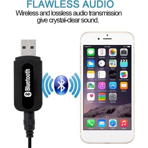 Mini Usb Receiver Transmitter Car Audio Aux Adapter 3.5Mm Audio Adapter 4.2 Wireless Adapter Bluetooth