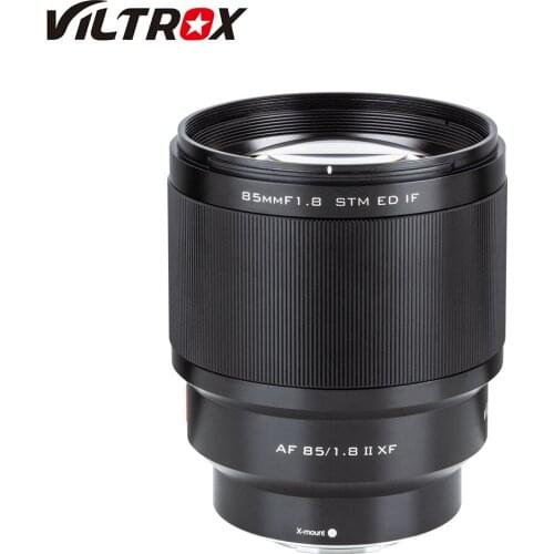 Viltrox AF 85/1.8 II XF Auto Focus Prime Lens F1.8 Large Aperture Camera Lens for FUJIFILM X-Mount Cameras X-E1/2/2S/3 X-T1