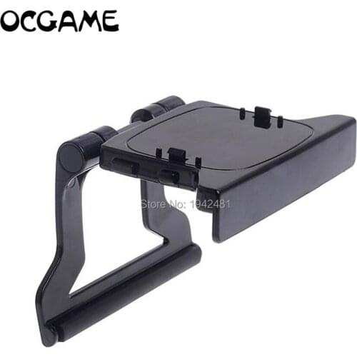 OCGAME 10pcs/lot TV Clip Mount Mounting Stand Holder for Microsoft For xbox360 Xbox 360 Kinect Sensor