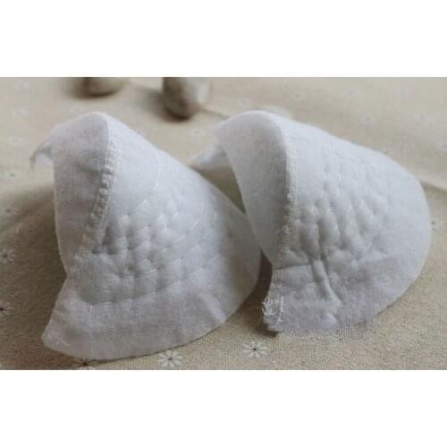 Wholesales 4pairs 2.5cm Soft Pad Shoulder Padding sponge Shoulder Pads for Suit/Blazer/Trench Unisex Paddeds Sewing Accessories