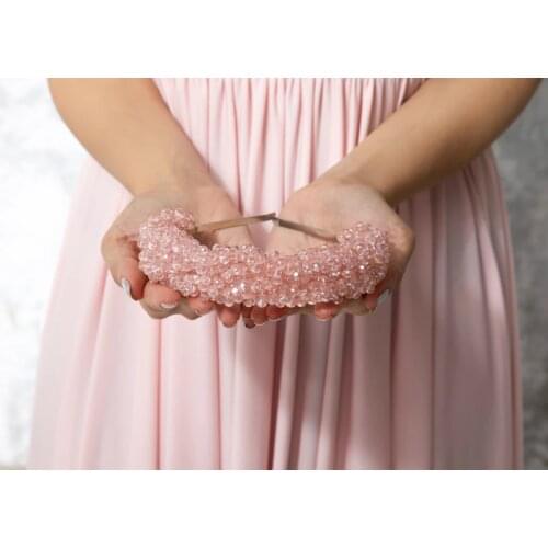 Luxury Handmade Wedding Crown Hair Jewelry Bridal Headpiece woman Crystal Tiaras Bride Party