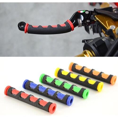 2Pcs/pair Environmental Rubber Motorcycle Handgrip Guard Motorbike Brake Clutch Lever Cover Handlebar Grips