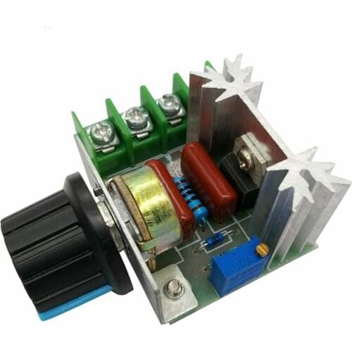 AC 220V Power 2000W/4000W/5000W/10000W SCR Voltage Speed Regulator 220V LED Dimmer 220 V Volt Motor Speed Controller Thermostat