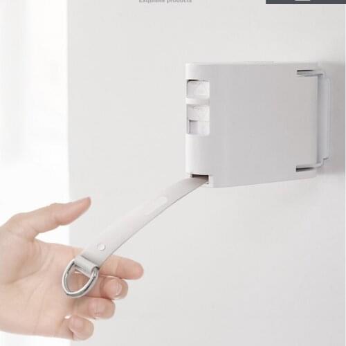 Indoor Invisible Clothesline with Hanger Hole Retractable Clothesline Rope Drying Rack Balcony Clothes Line ZM111011