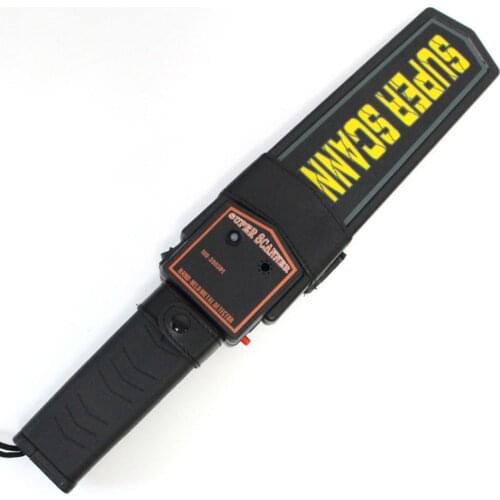 High Sensitivity Metal Super Scanner Safety Scanner Handheld Security Metal Detector Electronic Probe Tool Super Scanner Black