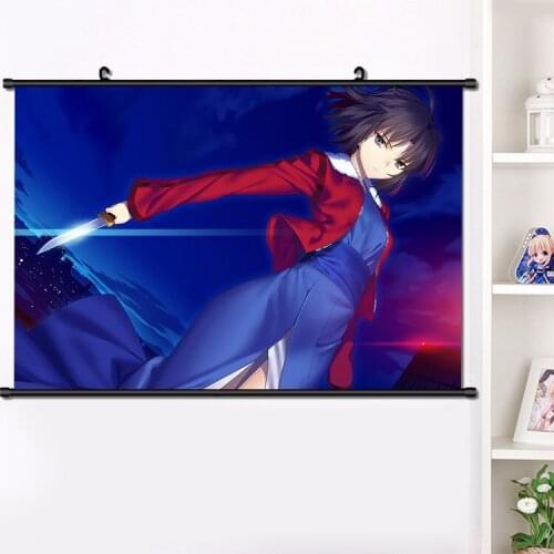 Japan Anime Kara no Kyoukai the Garden of sinners Ryougi Shiki kokutou mikiya Wall Scroll Poster Fashion Home Decor 40*60cm