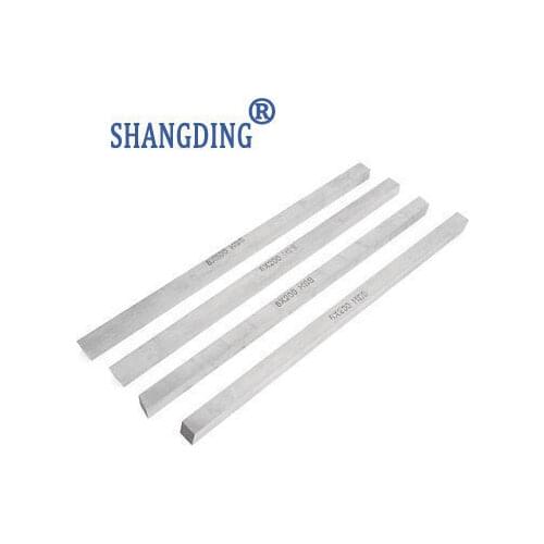 4pcs Machine Lathes HSS Square Cutter Cutting Mill Bit 8mm x 8mm x 200mm