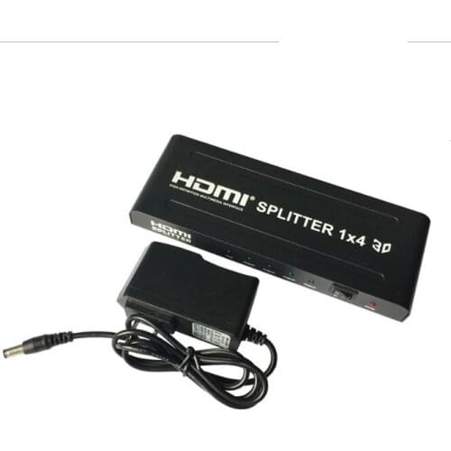 4K*2K 1080P 3D 2x4 Matrix HDMI Video Switch Splitter Amplifier 1.4a Full HD