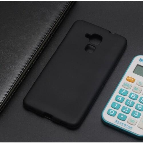 AMMYKI Huawei honor 5c case Comprehensive protection soft Black silicone phone cover 5.2'For huawei 5c case