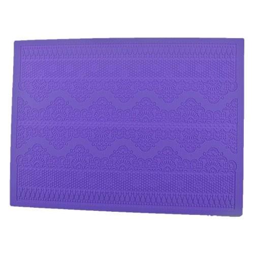 CT015 Silicone cake mold floral sugar lace mold decoration for wedding cake