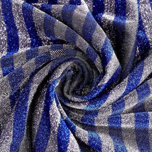 Stretchy shimmer T shirt fabric nylon spandex soft spring and autumn T-shirt skirt DIY fabric