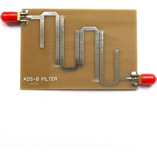 ADS-B Microstrip Filter 1090MHZ Transmission range 1-1.2GHz for adsb receiver