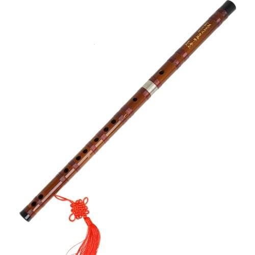 Chinese Flute Bamboo Dizi C D E F G key Handmade Woodwind Instrument with Storage Bag Chinese Knot for Children Adults Beginners