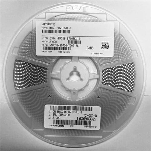 HMK316B7105KL-T/1206 1UF 100V K X7R high voltage capacitor HMK325C7475KMHPE/1210 4.7UF 100V K X7S H