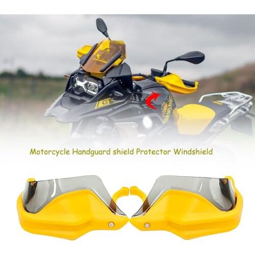 NEW Yellow Handguard Shield Hand Guard Protector Windshield For BMW R1200GS R1250GS LC ADV F800GS Adventure F750GS F850GS F900XR