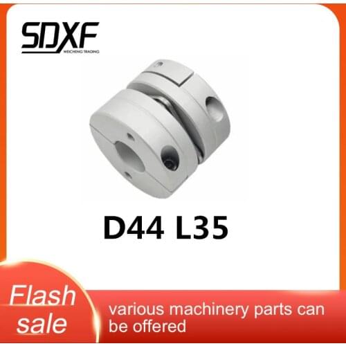 Aluminum alloy D44L35 single diaphragm coupling elastic joint D44mm L35mm ball screw step servo motor encoder computer FA parts