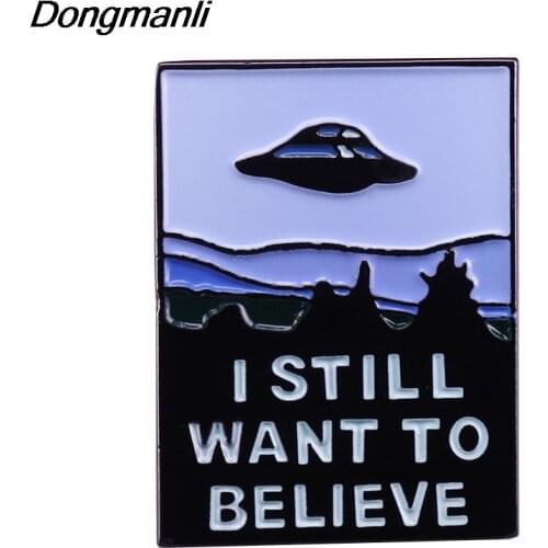 P5724 Dongmanli UFO Creativity Enamel Pins Women Badge Backpack Collar Lapel Pin Anime Hat Jewelry
