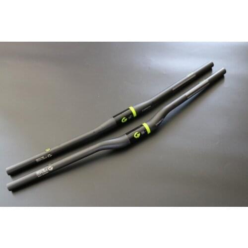 The newest ASIACOM UD matte Carbon Fibre MTB Flat/Rise Handlebar Bicycle parts 31.8mm 600/620/640/660/680/700/720/740mm yellow