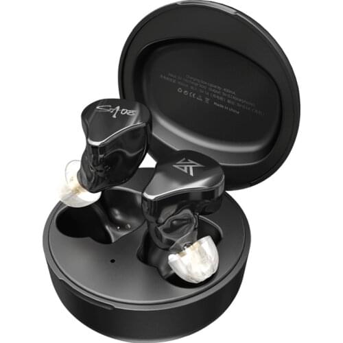 KZ SA08 4BA Bluetooth 5.0 HiFi TWS Wireless Earphones with Passive Noise Reduction, AAC HD Sound, Microphone, Touch Control