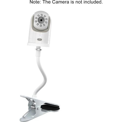 Clip Mount Stand Compatible with DXR-8 Baby Monitor Camera Holder Flexible Twist Mounting Kit Attaches to Crib Cot Shelves
