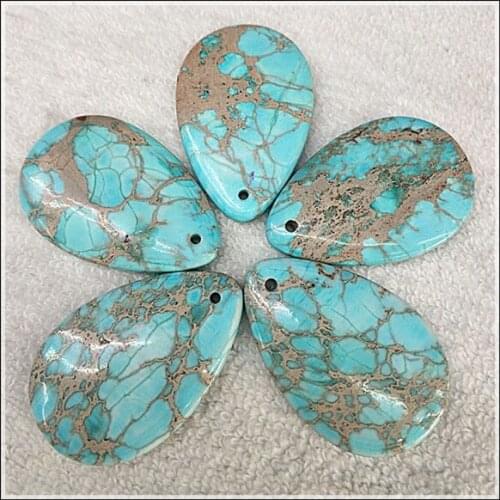 2pcs Nature jasperr stone pendants natural semi precious stone hot jewelry necklace pendants size 43x28mm diy beads