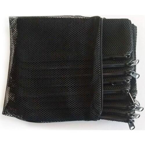 2pcs Polyester Filter Mesh Net Bag Aquarium Pond Filter Net Bag For Bio Ball Carbon Media Aquarium Fish Tank Isolation BlackBags
