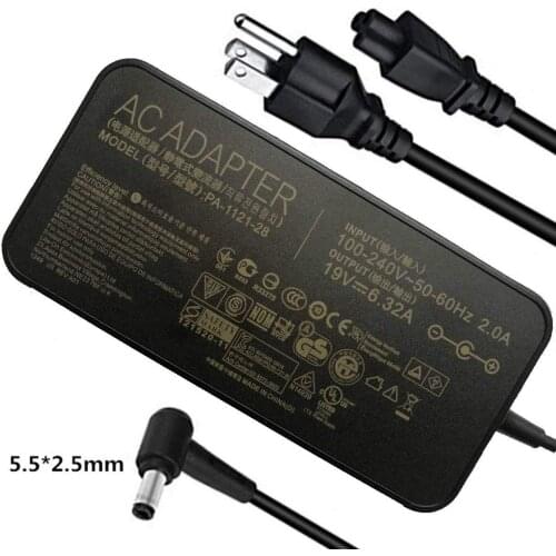 Huiyuan 19V 6.32A 120W AC Charger fit for asus GL752VW GL752VL GL752V GL752VW-DH71 GL752VW-DH74 GL752VW