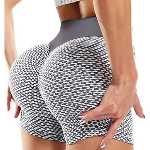 KIWI RATA Womens Scrunch Booty Shorts Butt Lift Ruched Push Up Shorts High Waist Hot Pants Gym Yoga Biker Shorts Tummy Control