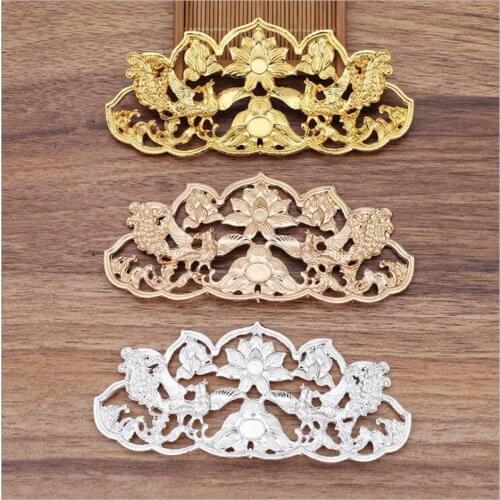 SIXTY TOWFISH 1 Piece Jewelry Accessories Alloy 57*127 mm Headdress Head Flower