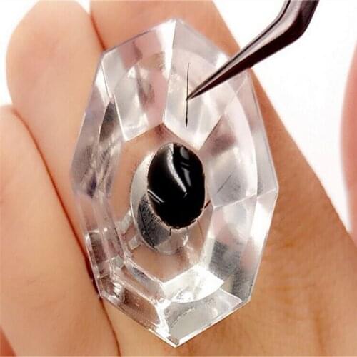 1 Pcs Factory Price New design glue crystal chips lash glue holder By Free Shipping