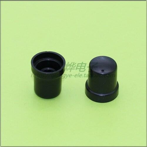 10 pieces 15*17MM black plastic potentiometer knob volume adjustment knob cap flower shaft inner hole 6MM