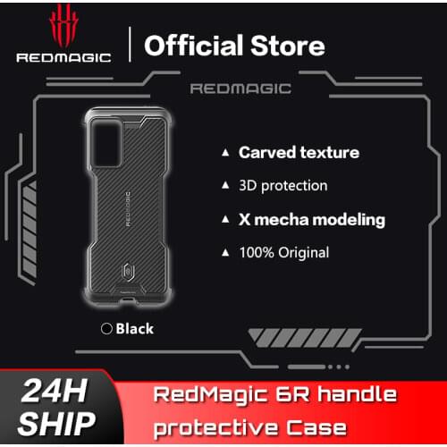 100% Original Nubia RedMagic 6R Handle Proection Case Controller Joystick Single Hand Gaming Handle Protective Case Red Magic 6R