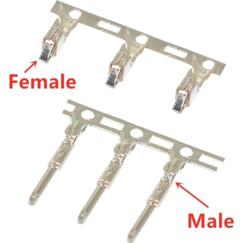 100pcs/LOT SM2.54 terminal SM Male Female Crimp Pins for Housing SM 2.54mm Female Male Connector