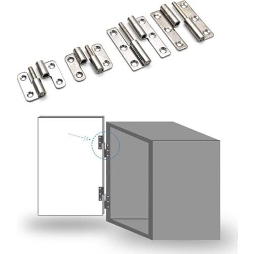 2PCS Stainless Steel Hinge Split Detachable Flag Hinges For Bathroom Cabinet Mechanical Industrial Equipment Door Home Hardware