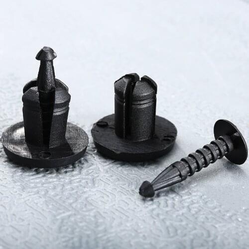 50x 8.5mm Auto Bumper Fastener Rivet Retainer Engine Cover Fender Car Door Trim Panel Clip For Clio Laguna Megane Espace