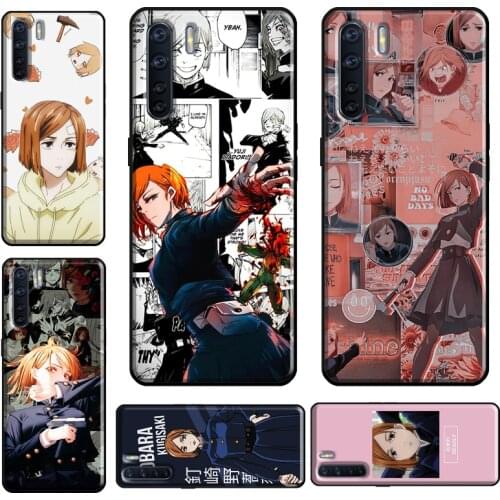 Kugisaki Nobara Jujutsu Kaisen Case For OPPO A1K A15 A3S A5S A83 A91 A93 A31 A53 A9 A5 2020 Reno 2 Z F5 F7 A52 A72 Coque