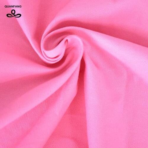 QUANFANG Canvas Fabric Cotton Duck Fabric For Bag/Shoes/Shirt Home Decrotion/DIY/ Handmade Cushion Solid color series Half meter