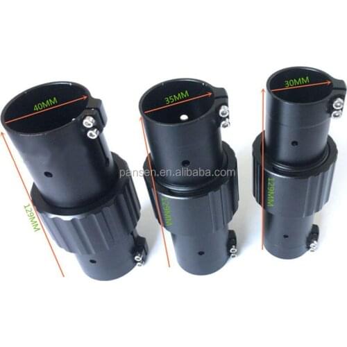 One PC 30/35/40mm horizontal folding arm self-locking anti-toxic carbon pipe connector fixture for RC agricultural UAV