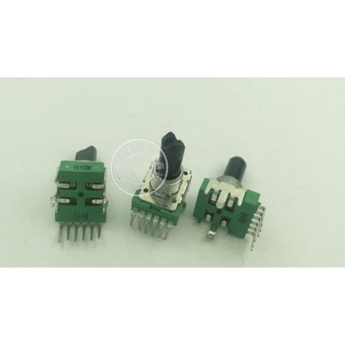 Original new 100% 142 Type vertical double potentiometer B10K handle with thread length 18MMF (SWITCH)