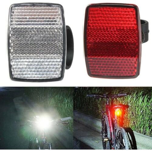 Bike Reflector Night Safety Cycling Warning Plastic Reflective Light Lens Bicycle Accessory 22.2cm/28.6cm Diameter Bicycle Parts