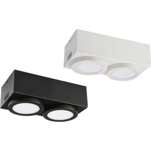 Square Surface Mounted Downlights AC 85-265V LED COB Downlights 7W 10W 14W 20W LED Ceiling Lamp Spot Light