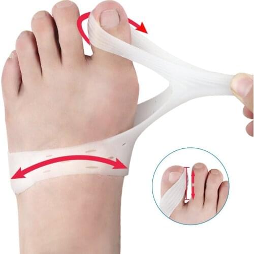 Toe Separator Hallux Valgus Splint Pedicure Tool Bunion Corrector Feet Care Bone Thumb Straightener Pedicure Orthosis 2pcs