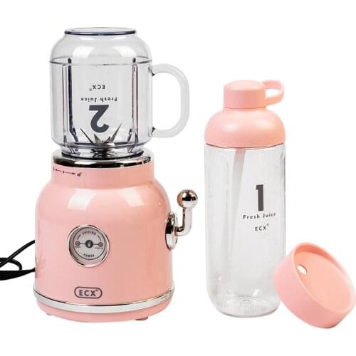YUEWO Portable Juicer Retro Juicer Fruit Hand Mini Blender high-speed Multi-Function Rechargeable Juicer Home Portable Juice Cup