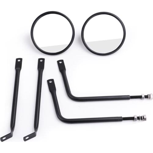 Topteng 1.75" Rear View Mirrors Fits For Yamaha Honda Kawasaki Polaris Atv Utv Motorcycle Accessories