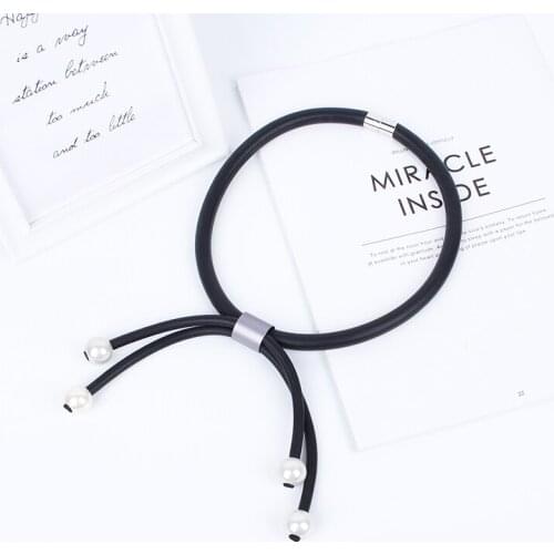 JID Bohomia Simulated Pearl Choker Necklace Retro Large White Beads Necklace Women Wicca Costume Jewelry Festival Gift Wholesale