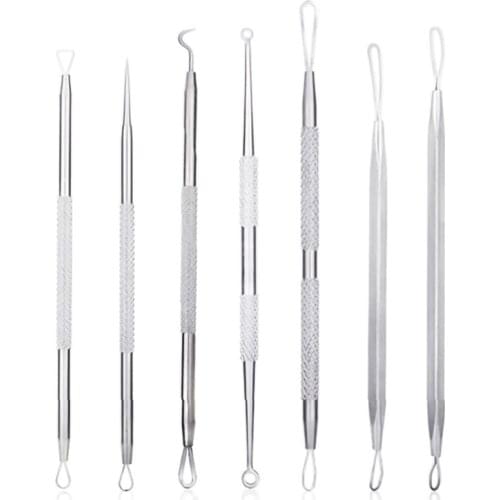1pcs Stainless Steel Acne Removal Needles Acne Blackhead Remover Tools Spoon Face Skin Care Tool Cleaner Deep Cleansing Tools