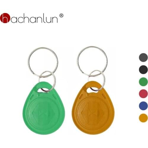 5Pcs 125KHz RFID Tag EM4305 T5577 Port Card Sticker Keychain Badge Ring Duplicator Badge Copy Random Colors Keyfobs