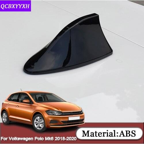 For Volkswagen Polo Mk6 AW Virtus Sedan 2018-2020 Car Shark Fin Antenna Special Car Radio Aerials Signal Car Sticker Accessories
