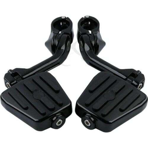 Footpegs Long Angled Adjustable Highway Peg Mount Kit For Harley Touring Honda