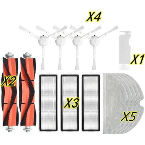 For Dreame F9 F-9 Robotic Vacuum Cleaner DreameF9 Washable Parts Center Roller Side Brush Air Filter Mop Rag Kits